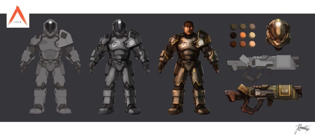 Axis Animation Concept Art Test, 2017.